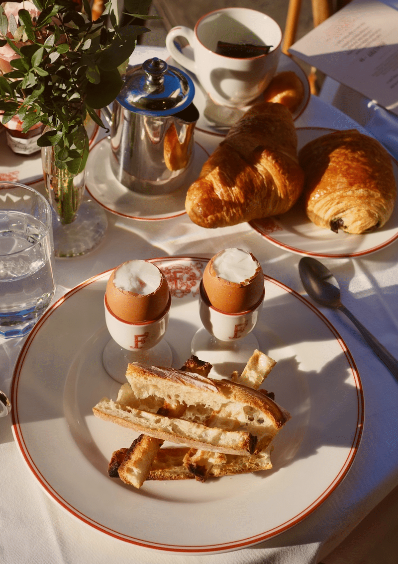 Petit-déjeuner classique Maison François 1er